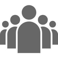 A row of people
