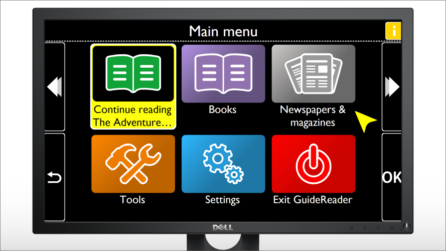 Designed for Readers with Blindness or Partial Sight Picture